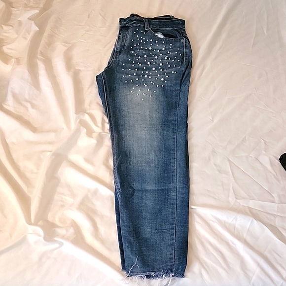 Rue21 Denim - Rue21 pearl skinny jeans size 12